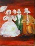 Sangre de candombe Oil Canvas Portrait