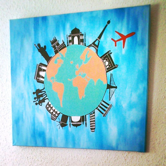 Mundo Acrylic Canvas Landscaping