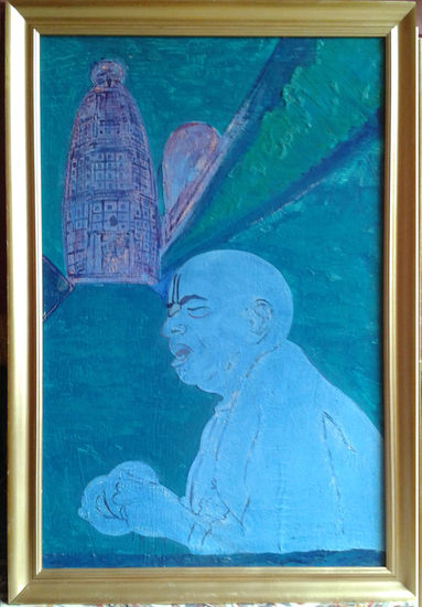 SRILA PRABHUPADA Oil Canvas Portrait