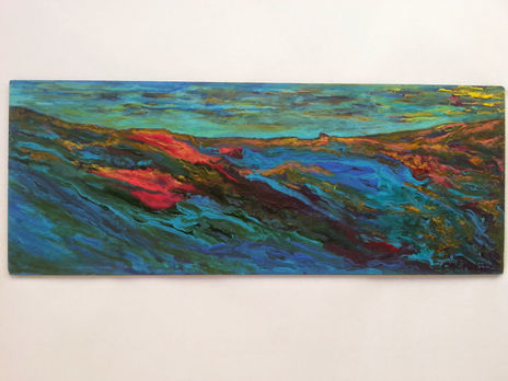 Blue landscape