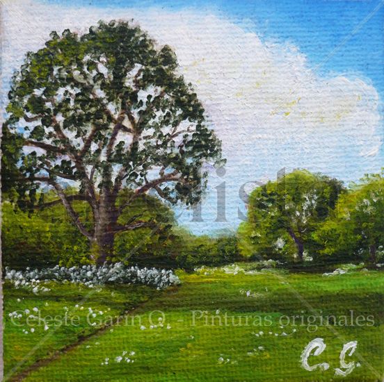 Paisaje Inglés Oil Canvas Landscaping