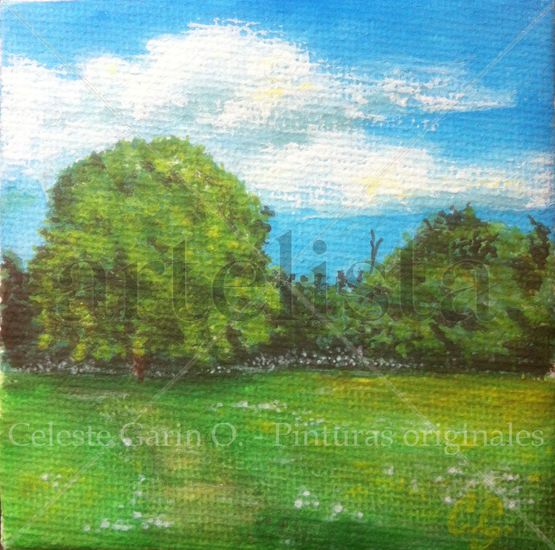 Paisaje Inglés Oil Canvas Landscaping