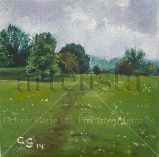 Campo Inglés Oil Canvas Landscaping