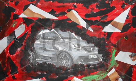smart auf leinwand