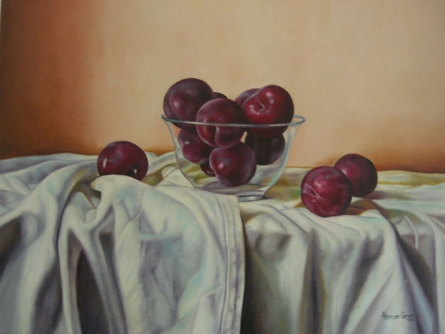 Ciruelas Oil Canvas Still Life Paintings