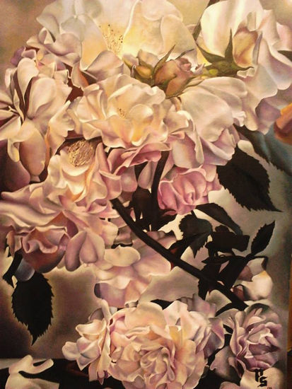 rosas Oil Canvas Floral Painting