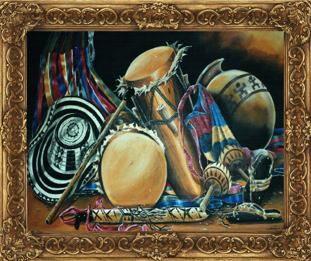 BODEGON TIPICO Acrylic Canvas Still Life Paintings