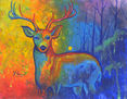 Venado con colores