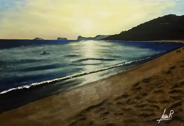 Boizucanga, Brasil Oil Canvas Marine Painting