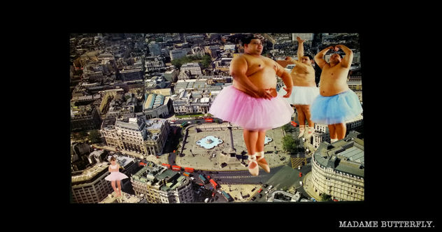 Dancing in the London sky