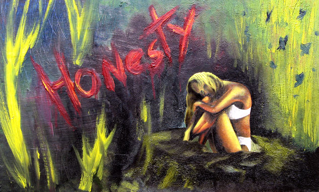 Honesty Oil Card Nude Paintings