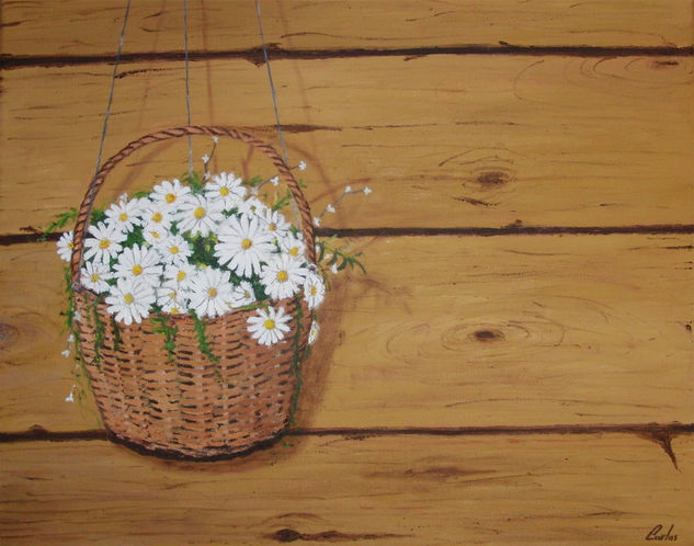 Senalla penjada Óleo Lienzo Floral
