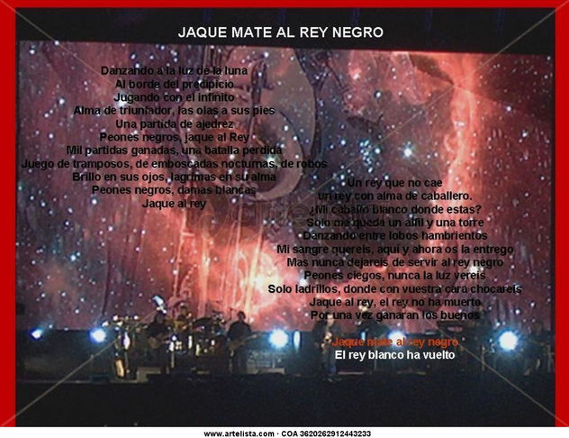 JAQUE MATE AL REY NEGRO