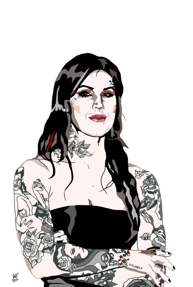Kat Von D Copydraw by jlb.