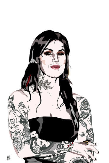 Kat Von D Copydraw by jlb. 