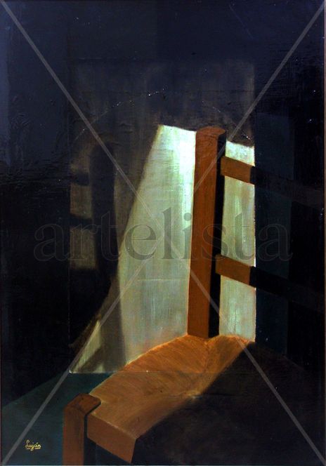 Silla y espejo