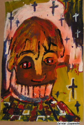 LA RISA Oil Canvas Figure Painting