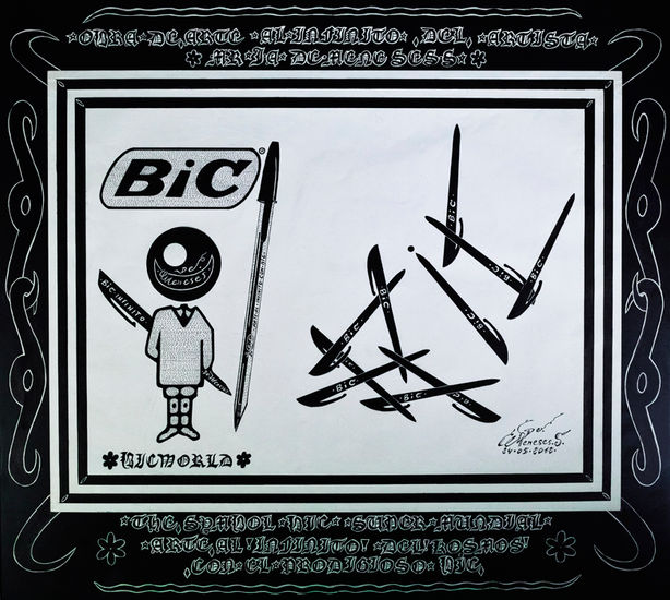 The Symbol. Bic super mundial Ink