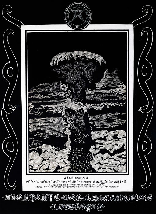 Atombombe von Nagasaki 1945 Littleboy