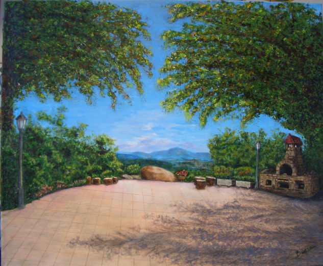 ATALAYA II Oil Canvas Landscaping