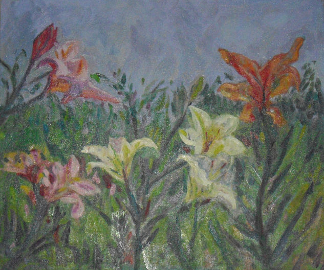 Flores Oil Canvas Landscaping