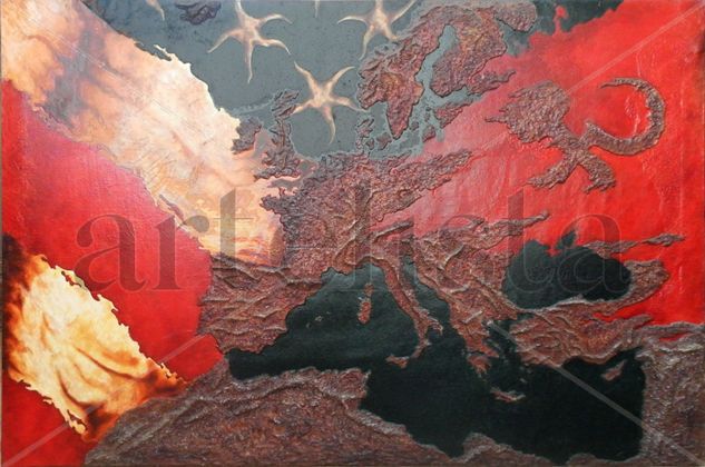 Guerra nuclear Oil Canvas Others