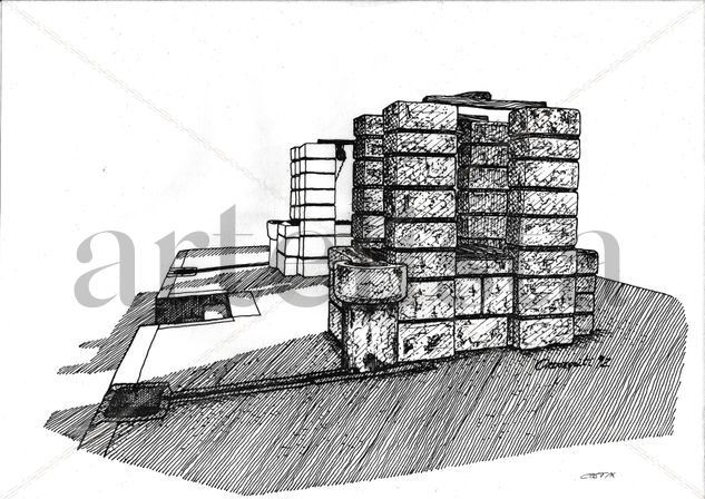 Ilustración rústica 2 Tinta