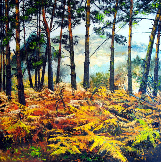 Neblina. Oil Canvas Landscaping