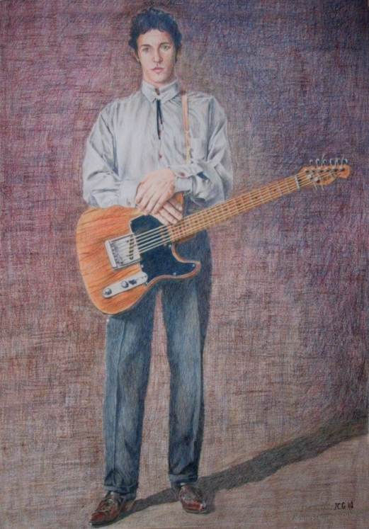 retrato de bruce springsteen