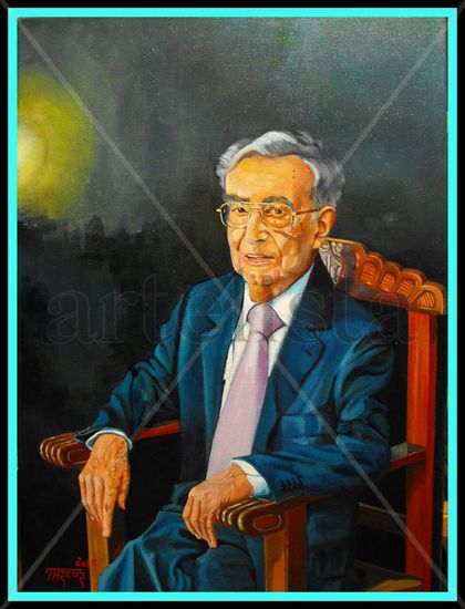 D:Ramiro Mora Oil Canvas Portrait