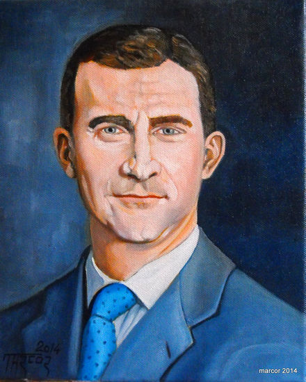 FELIPE VI Óleo Lienzo Retrato