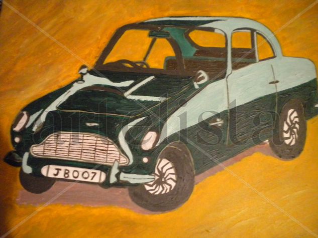 Coche antiguo Óleo Lienzo Figura