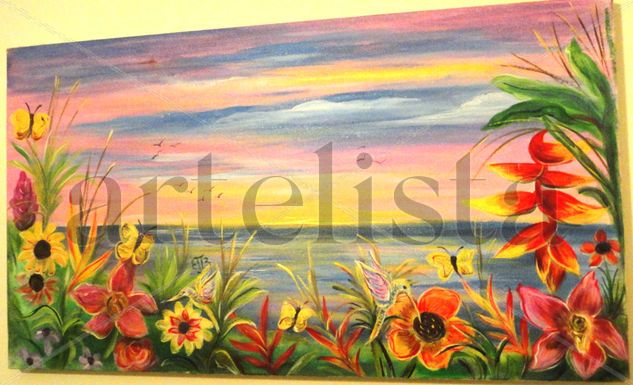 perfume Oil Canvas Landscaping