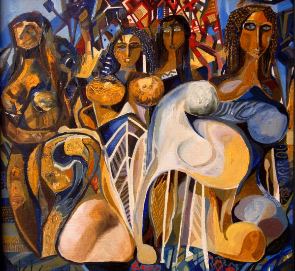 Las muchachas del malecón Oil Panel Others