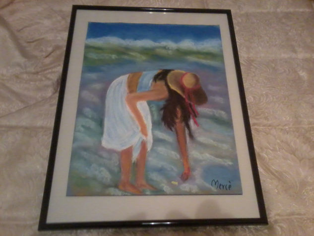 PLAYA Pastel Card Marine Painting