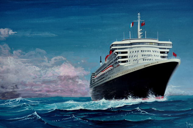 QUEEN MARY 2 Otros Papel Retrato