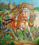 Polish hussar attack