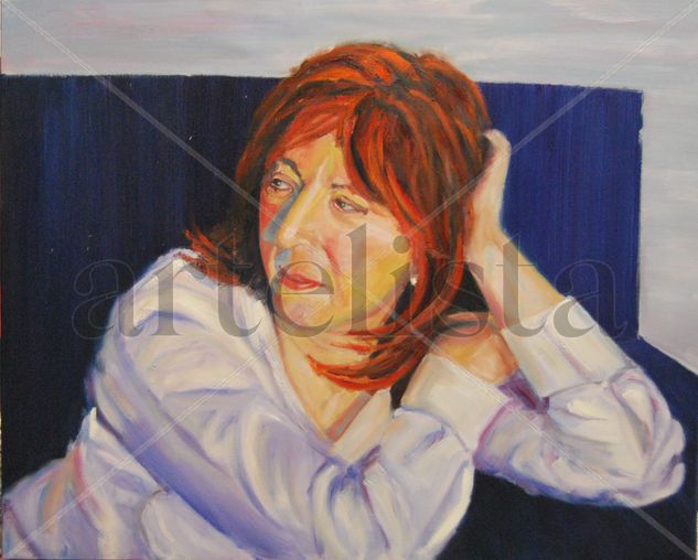 Autorretrato III Oil Canvas Portrait