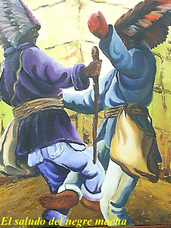 Elo saludo de los Negre Macha(hombres).