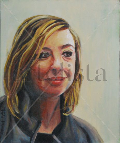 Beatriz Oil Canvas Portrait