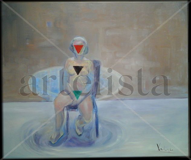 "mujer sentada"