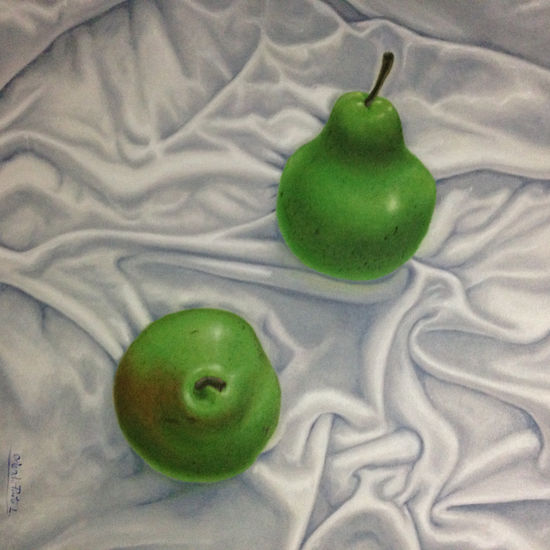 PERAS EN REPOSO Oil Canvas Still Life Paintings