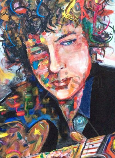 Bob Dylan Acrílico Lienzo Figura