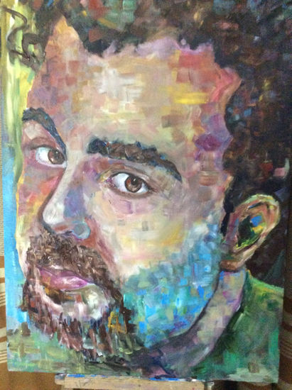 Jesús Acrylic Canvas Portrait