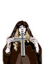 The girl with the cross, copydraw by jlb.