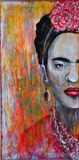 Frida Acrylic Canvas Portrait