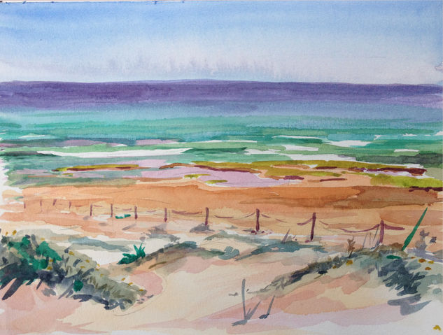 Septiembre en Guardamar Watercolour Paper Marine Painting