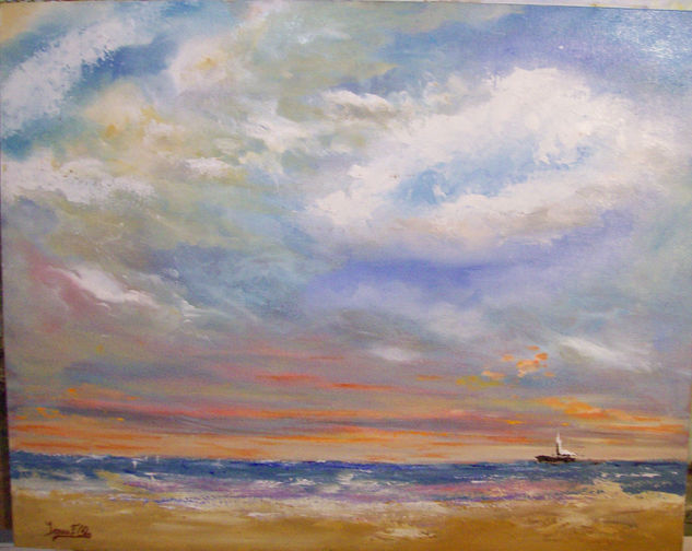 EL NAVEGANTE Oil Canvas Marine Painting