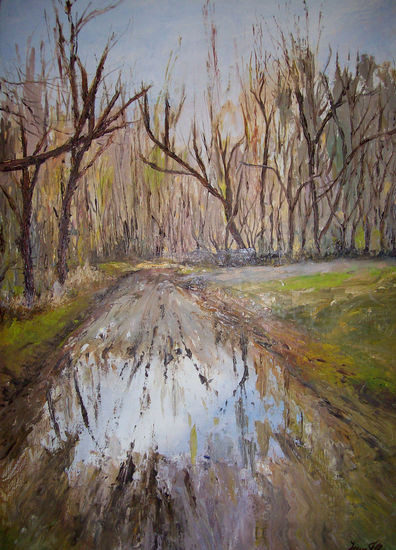 INVIERNO Oil Panel Landscaping