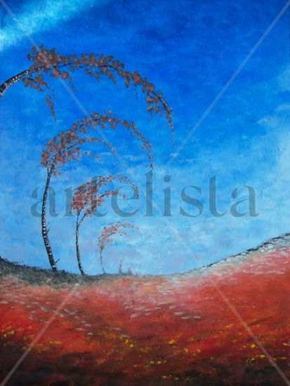 Serie Campo 4 Acrylic Card Landscaping